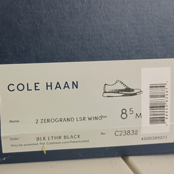Cole Haan Other - Cole Haan Black Zerogrand Leather Oxfords